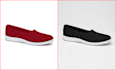 do shoe photo editing for commercial business
