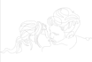 draw minimalist line art illustration