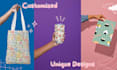 design seamless patterns for fabric, packaging and branding
