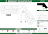 design a fire emergency evacuation plan, diagram, map