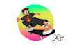 make your profile picture in a cartoony style