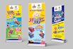 design a premium roll up banner
