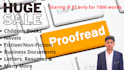 accurately proofread and edit your book, document or text
