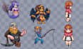 create a pixel art character sprite