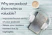 create SEO optimized podcast show notes to grow audience