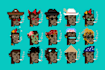 create cryptopunks pixel art for your nft collection