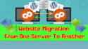 move your website to a new host or a new domain