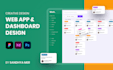 design modern dashboard, web app, admin panel UI UX