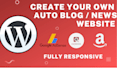 create auto blog or automated news website