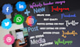 create universal social media graphics design package