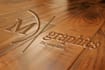 create wooden textured digital logo