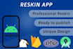reskin app, redesign your android app and reskin codecanyon