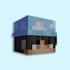 make a 3d minecraft head profile picture