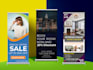 design a creative roll up banner, pull up banner