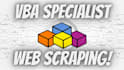 do python web scraping and data consolidation