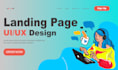 design eye catching website UI UX and landing page UI