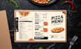 do restaurant menu, takeaway menu, trifold brochure design