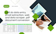 do data entry, pdf to word, copy paste and virtual assistant job