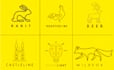 do creative minimal line art logo