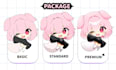 draw a super cute and sparkly custom chibi