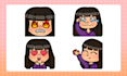 draw custom emotes for twitch, youtube or any platform