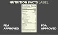 create professional nutrition facts label