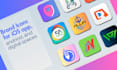 design logo icons for your social media, ecom website, app