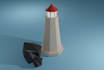 create a simple 3d low poly model for you