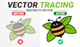professional vector tracing perfectly trace custom vector redraw 2 hour