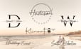 design wedding monogram, photography, and signature logo