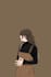 do flat fashion or portrait illustration