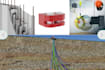 3d exploded view, sliced, xray, structure components, infographics, layer render