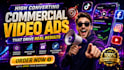 make commercial video and short video ads for marketing