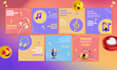 design premium carousel posts for instagram and linkedin