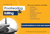 proofread and edit your blogs, articles, reports