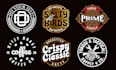 design round, circle, stamp, seal, badge, retro vintage logo
