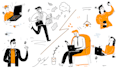 create vector doodle illustrations for your business