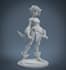create a stylized 3d character for printing, animation or games