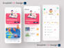 do creative education app UI UX design