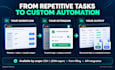 build a custom chrome extension for web scraping and automation