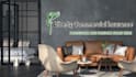 design realistic zoom virtual background with your logo