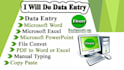 do data entry, video editing and also essay blog writting faster0