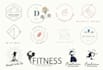 do modern line art logo, silhouette, sticker, and decal
