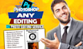 do photoshop editing and cut out bulk image background removal