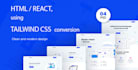 convert psd, figma, xd, zepling to html tailwindcss, css