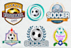 create professional football manager logo
