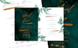 design a minimalist wedding invitation card