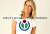 put your logo or face on beautiful models shirt