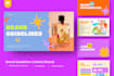 create modern presentations, pitch deck design on canva or powerpoint