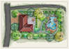make property map, plat map, site plan, landscape design, and rendering